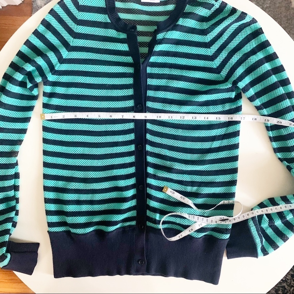 Akris Punto Striped Knit Cardigan 2 Piece Set Women’s US Size 6 - Picture 8 of 15